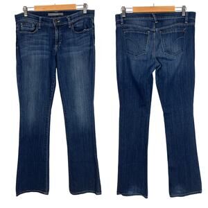 JOE'S Women's 31‎ Maribell Blue "The Rocker" Lean Flare Fit Denim Stretch Jeans